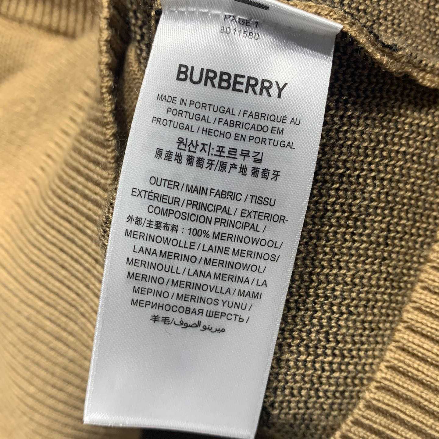 Burberry EKD Intarsia-knit Cardigan - everydesigner