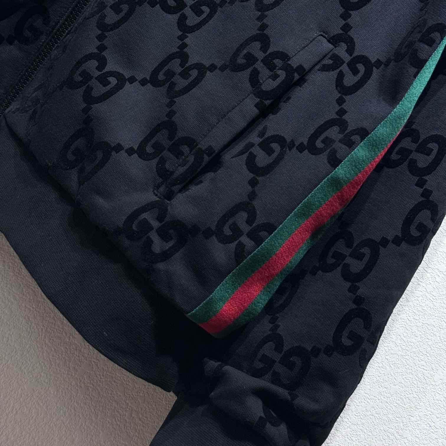 Gucci Jumbo GG Zip Jacket With Web - everydesigner