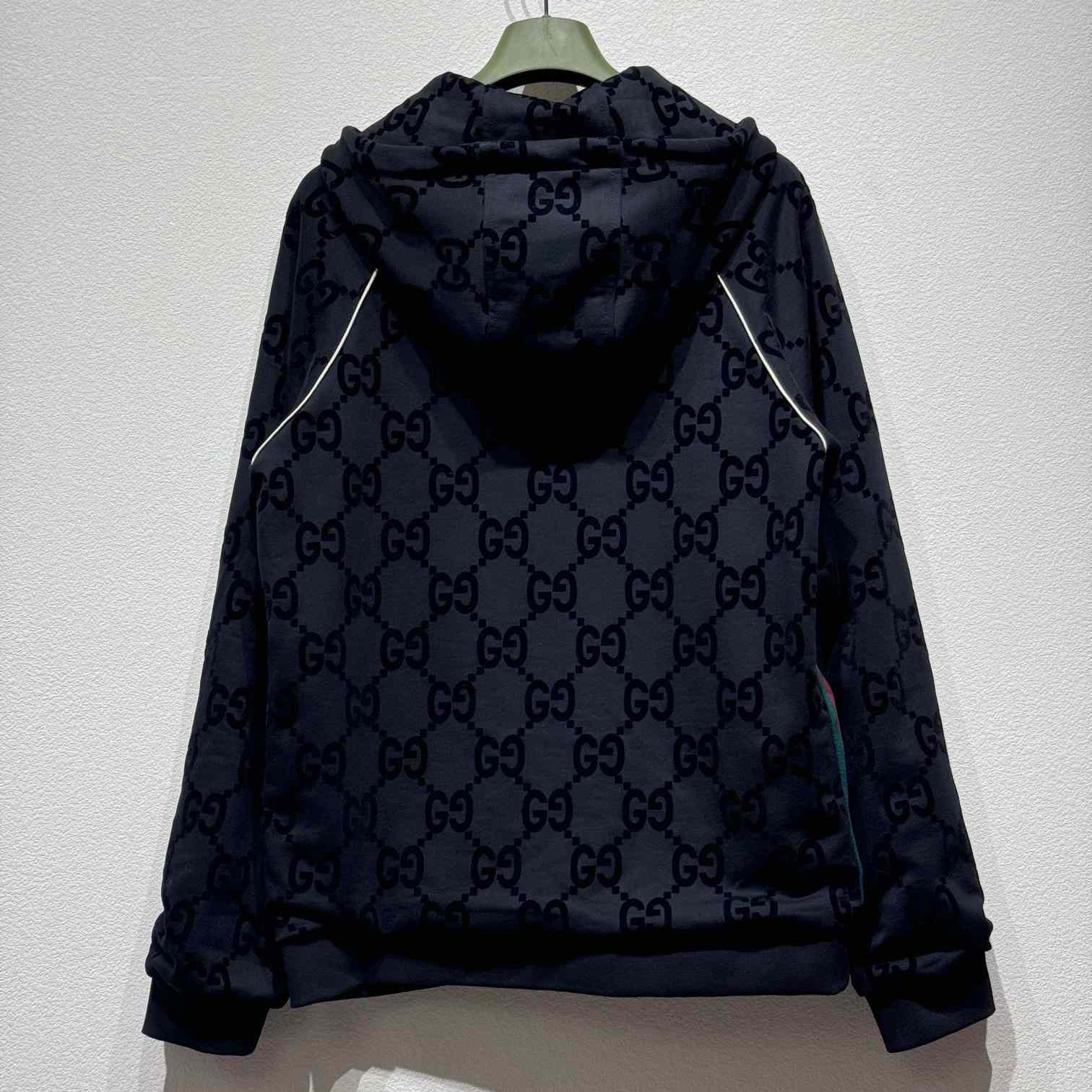 Gucci Jumbo GG Zip Jacket With Web - everydesigner