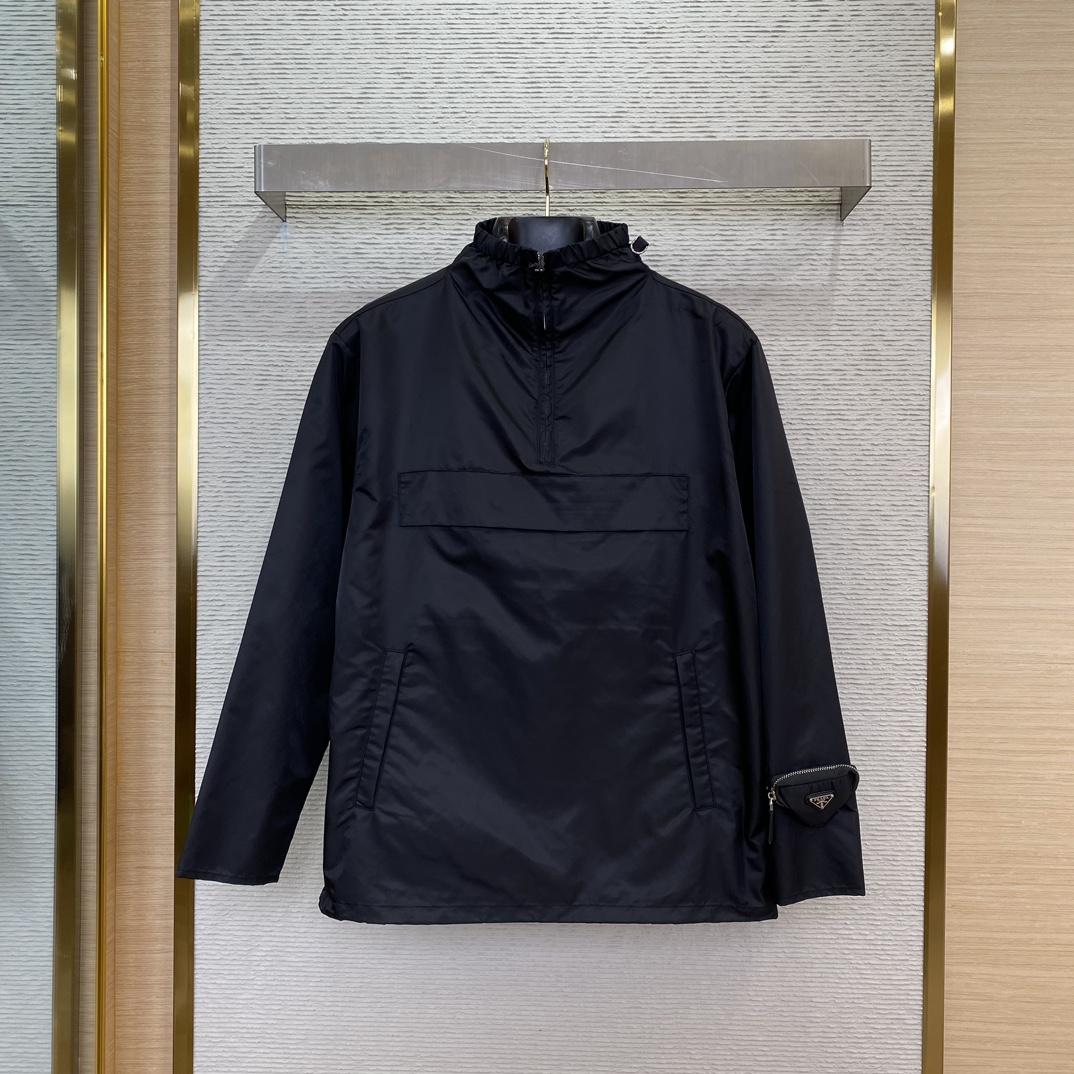 Prada Re-Nylon High-neck Jacket - everydesigner