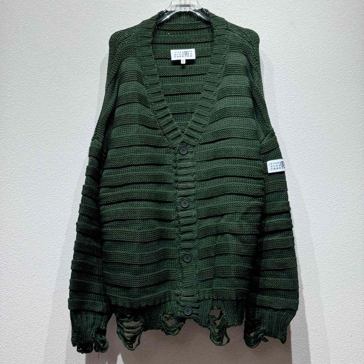 MM6 Maison Margiela V-neck Knited Cardigan - everydesigner