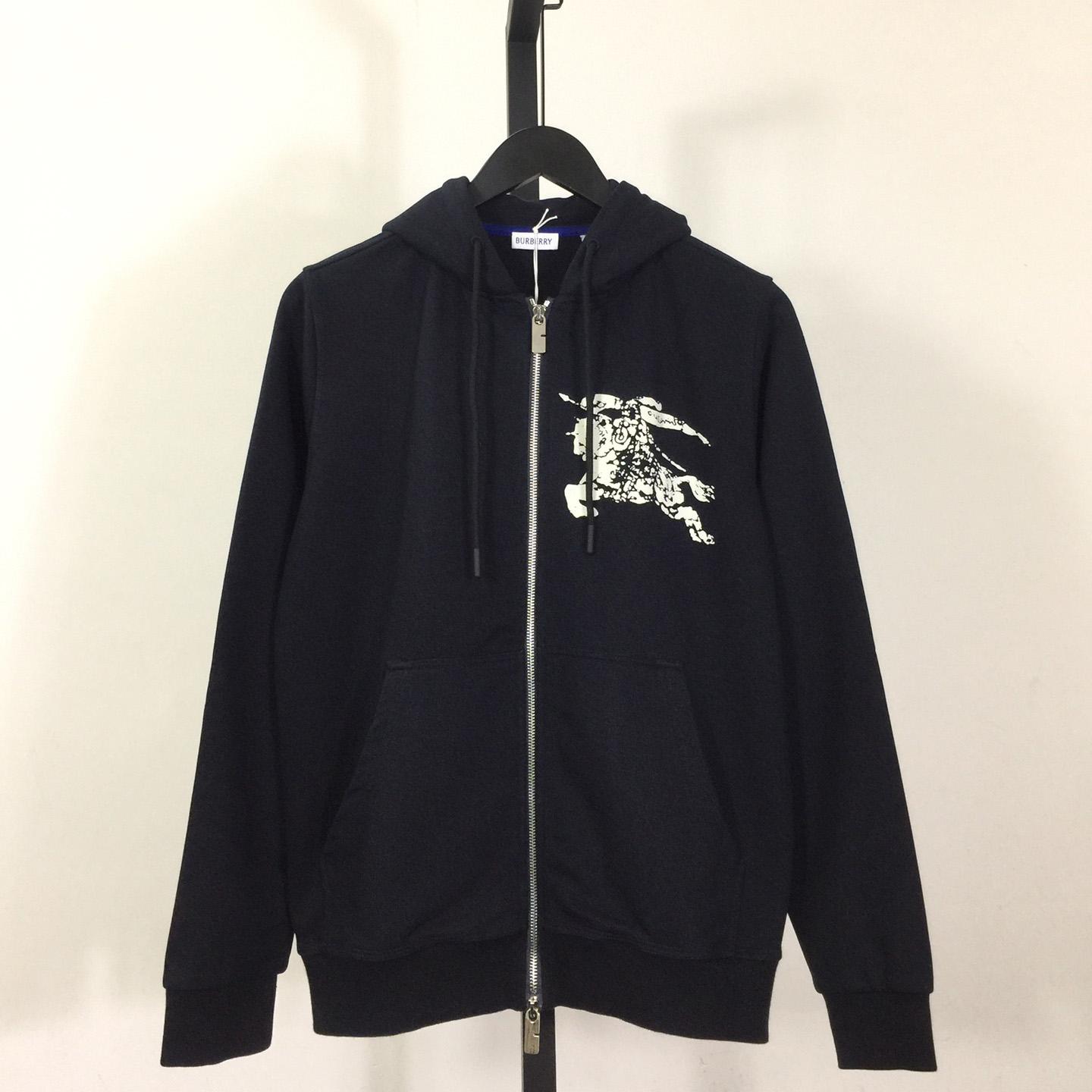 Burberry Ekd Zip-Up Hoodie - everydesigner