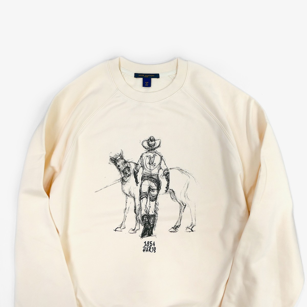 Louis Vuitton Cotton Jersey Crewneck    - everydesigner