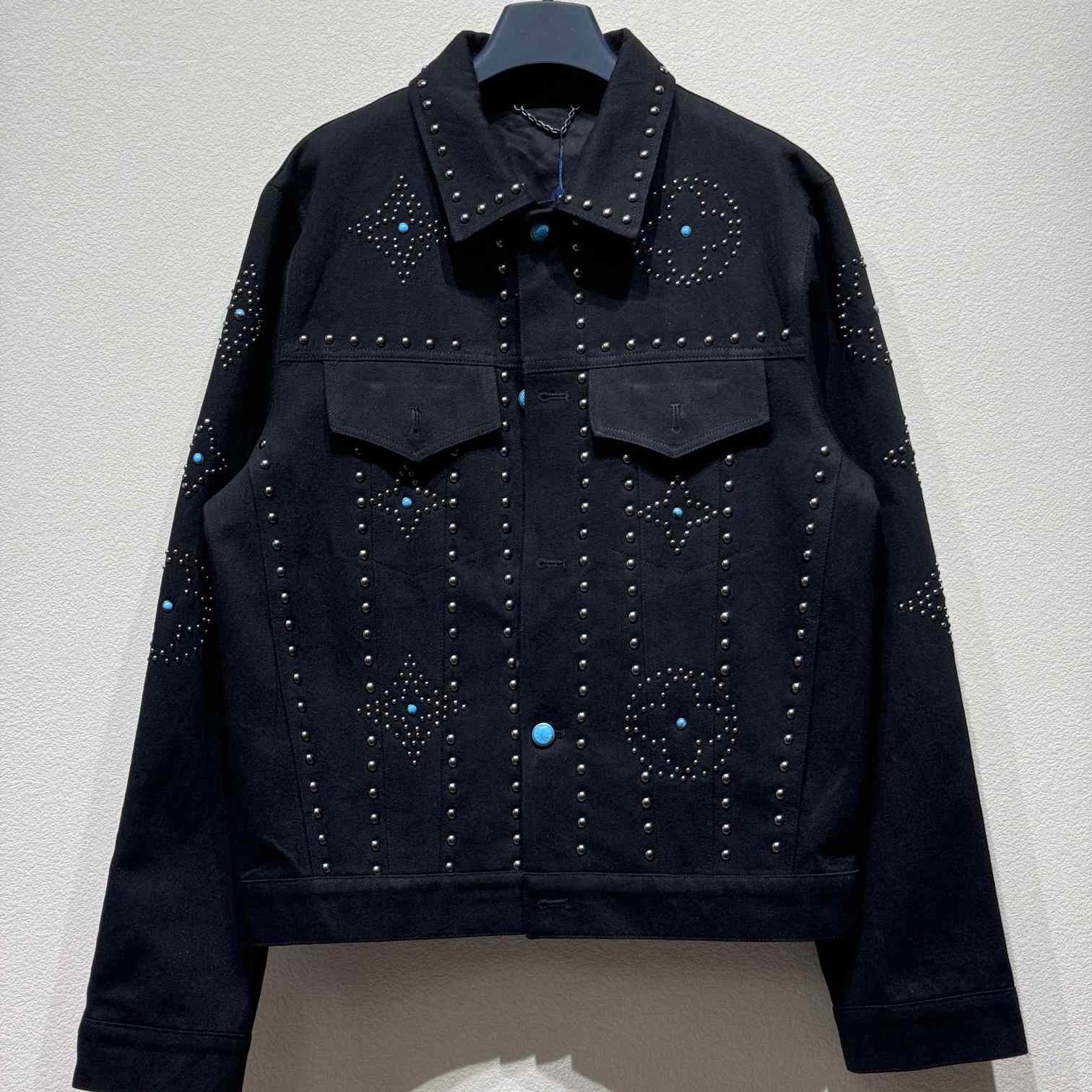 Louis Vuitton Embroidered Denim Jacket   1AFWX5 - everydesigner