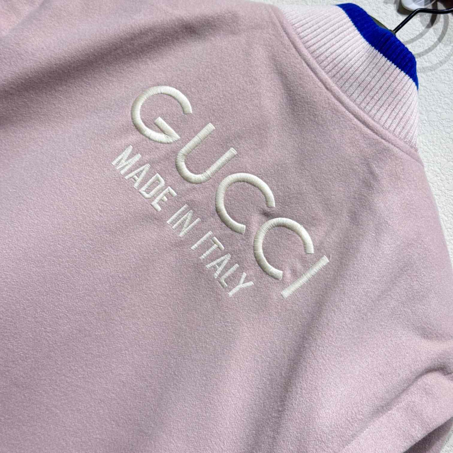 Gucci Logo-embroidered Wool Bomber Jacket - everydesigner