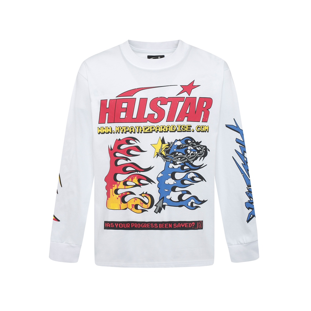 Hellstar Pixel Long Sleeve T-Shirt - everydesigner