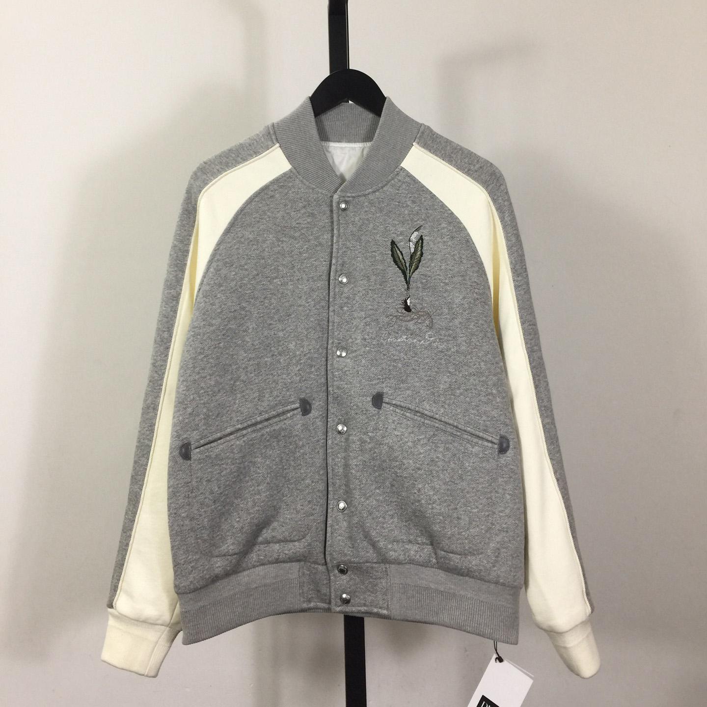 Dior Lily of the Valley Varsity Jacket - everydesigner